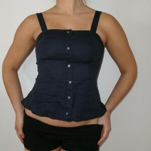 Button tank top